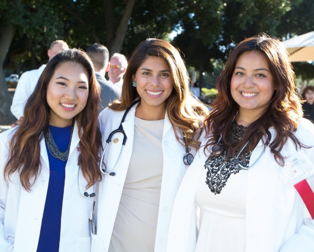 medical students - white coat ceremony 